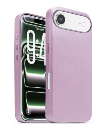 New Leather Case with Wireless Charger - LIGHT PURPLE for iPhone Air (Only Ground Shipping)