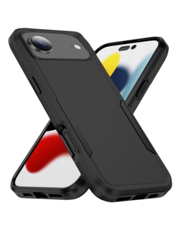 Dual Layers Shockproof Strong Case - BLACK for iPhone Air (Only Ground Shipping)