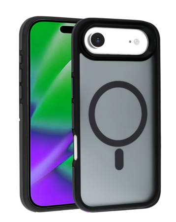 Bicolor Matte Magnetic Translucency Case - BLACK for iPhone Air (Only Ground Shipping)