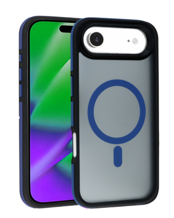 Bicolor Matte Magnetic Translucency Case - DARK BLUE for iPhone Air (Only Ground Shipping)