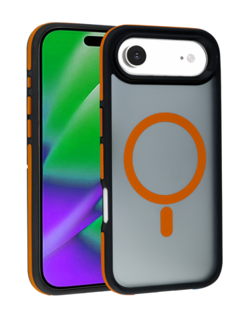 Bicolor Matte Magnetic Translucency Case - ORANGE for iPhone Air (Only Ground Shipping)