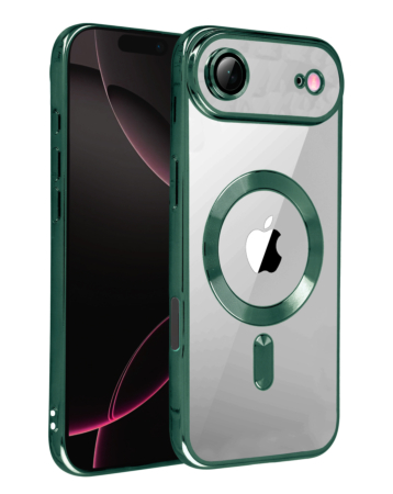 Shiny Wireless Charging Clear Case - DARK GREEN for iPhone Air (Only Ground Shipping)
