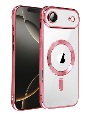 Shiny Wireless Charging Clear Case - PINK for iPhone Air (Only Ground Shipping)