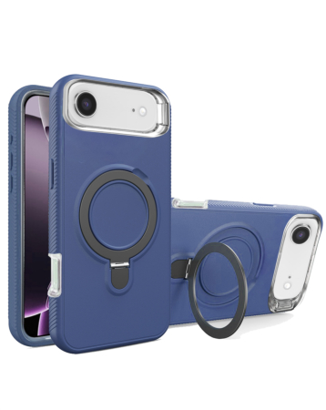 Support Heavy Duty Case with Wireless Charging Kickstand - ROYAL BLUE for iPhone Air (Only Ground Shipping)