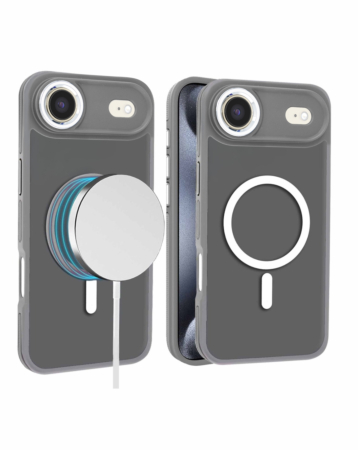 Slim Non-Slip Translucent Matte Wireless Charging Case - GRAY for iPhone Air (Only Ground Shipping)