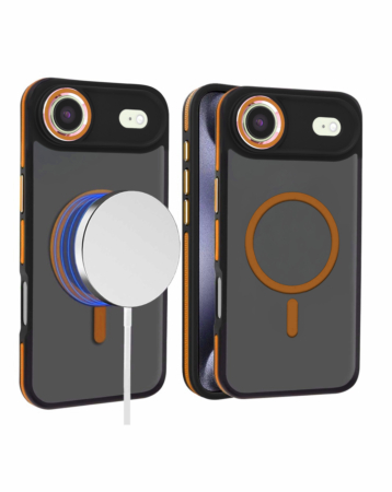 Slim Non-Slip Translucent Matte Wireless Charging Case - ORANGE for iPhone Air (Only Ground Shipping)