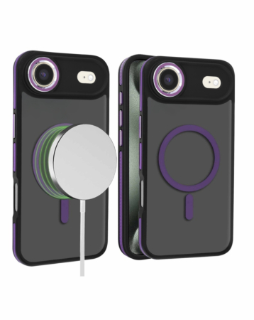 Slim Non-Slip Translucent Matte Wireless Charging Case - PURPLE for iPhone Air (Only Ground Shipping)