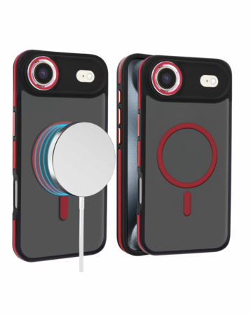 Slim Non-Slip Translucent Matte Wireless Charging Case - RED for iPhone Air (Only Ground Shipping)