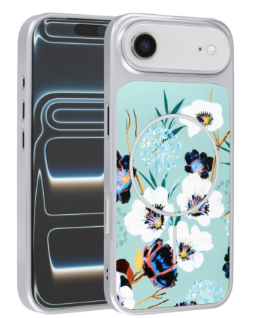 Dual Layer Flower Design Magsafe Cases - GREEN for iPhone Air (Only Ground Shipping)