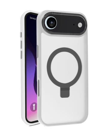 Carbon Wireless Charging Case with Ring Stand - CLEAR for iPhone Air (Only Ground Shipping)