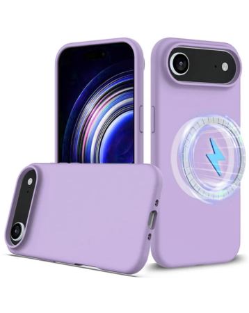 Soft Solid Silicone Case with Wireless Charging - LILAC for iPhone Air (Only Ground Shipping)