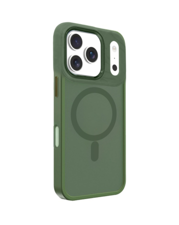 New Magnetic Wireless Charging Case - DARK GREEN for iPhone 17 Pro (Only Ground Shipping)