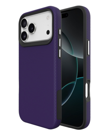 Shock Absorption Protective Dual Layer Case  - PURPLE for iPhone 17 Pro (Only Ground Shipping)