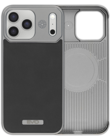 Metallic Leather Case (BLACK) for iPhone 17 Pro (Only Ground Shipping)