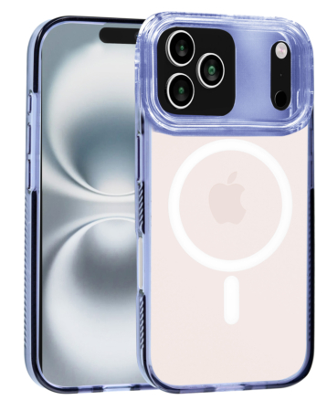 Magnetic Clear Case - PURPLE for iPhone 17 Pro (Only Ground Shipping)