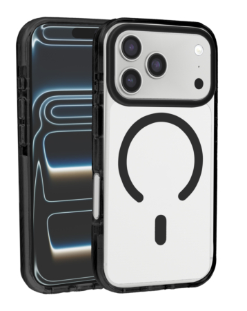 Color Frame Crystal Clear Case with Magsafe - BLACK for iPhone 17 Pro (Only Ground Shipping)
