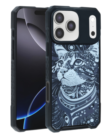 Cyber Magnetic DIY Series Cases - CAT for iPhone 17 Pro (Only Ground Shipping)