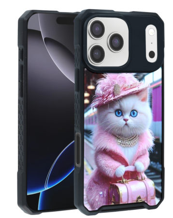 Cyber Magnetic DIY Series Cases - BABY CAT for iPhone 17 Pro (Only Ground Shipping)