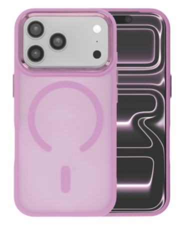 New Magnetic Wireless Charging Case with IC Chip (PINK) for iPhone 17 Pro (Only Ground Shipping)