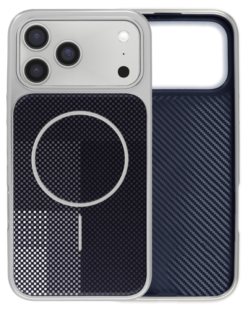 Woven Color Pattern Case (NAVY BLUE) for iPhone 17 Pro (Only Ground Shipping)