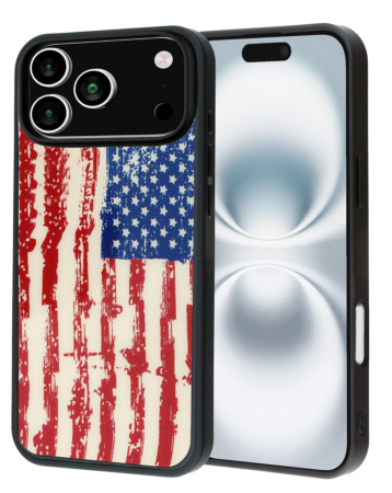 Printing Design Case with Magsafe - US FLAG for iPhone 17 Pro (Only Ground Shipping)
