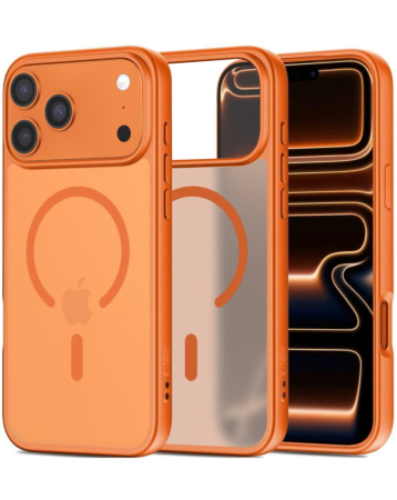 Printing Design Wireless Charging Case -ORANGE for iPhone 17 PRO (Only Ground Shipping)