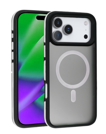Bicolor Matte Magnetic Translucency Case - WHITE for iPhone 17 Pro (Only Ground Shipping)