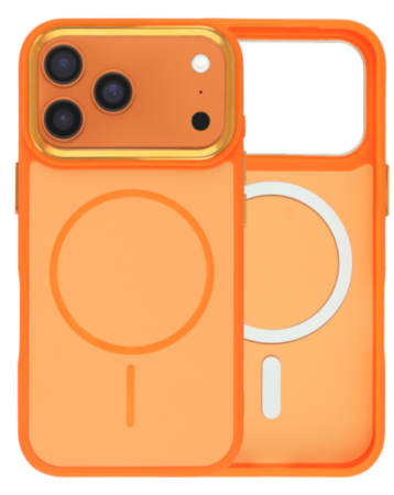 Dual Layer MagSafe Armor Case (ORANGE) for iPhone 17 Pro (Only Ground Shipping)