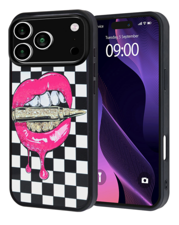 Printing Aluminum Plate Case - CHECKERBOARD for iPhone 17 Pro Max (Only Ground Shipping)