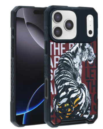 Cyber Magnetic DIY Series Cases - TIGER for iPhone 17 Pro Max (Only Ground Shipping)