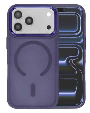 New Magnetic Wireless Charging Case with IC Chip (PURPLE) for iPhone 17 Pro Max (Only Ground Shipping)