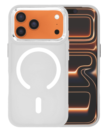 New Magnetic Wireless Charging Case with IC Chip (WHITE) for iPhone 17 Pro Max (Only Ground Shipping)