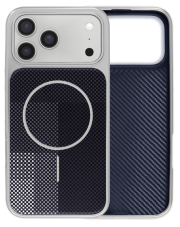 Woven Color Pattern Case (NAVY BLUE) for iPhone 17 Pro Max (Only Ground Shipping)