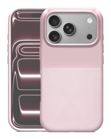 Dotted Texture Magnetic Phone Case (PINK) for iPhone 17 Pro Max (Only Ground Shipping)