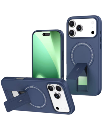 Rugger Magnetic Case with Hidden Kickstand (NAVY BLUE) for iPhone 17 Pro Max (Only Ground Shipping)