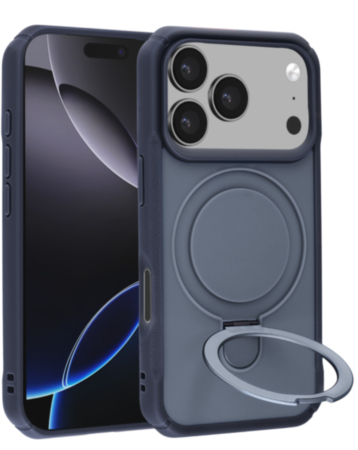 Shockproof Case with Magnetic Kickstand - NAVY BLUE for iPhone 17 Pro Max (Only Ground Shipping)