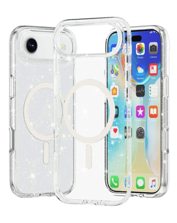 Ultra Glossy Protector Case with Magsafe - GLITTER CLEAR for iPhone Air (Only Ground Shipping)