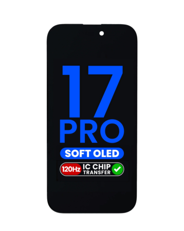 OLED Assembly for iPhone 17 Pro (Aftermarket Pro Soft / 120HZ) (IC Transfer Eligible)
