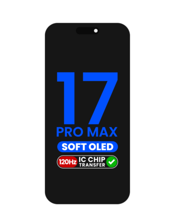 OLED Assembly for iPhone 17 Pro Max (Aftermarket Pro Soft / 120HZ) (IC Transfer Eligible)