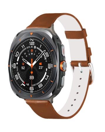 PU Leather Case for Galaxy Watch (22mm) (LIGHT BROWN) (Only Ground Shipping)