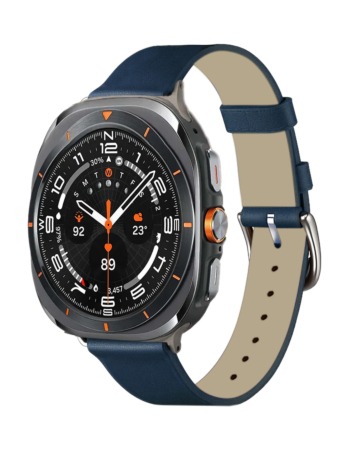 PU Leather Case for Galaxy Watch (22mm) (NAVY BLUE) (Only Ground Shipping)