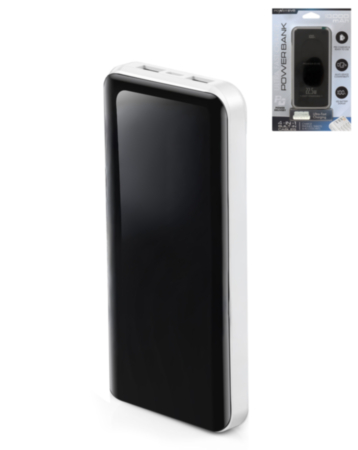 Turbo Charging Power Bank with Built-in Cables (10000mAh) (WHITE) (Only Ground Shipping)