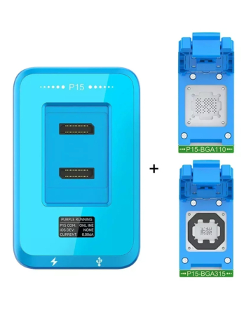 Grab the wholesale deals on the JCID P15 NAND PCIE DFU Programmer compatible with iPhone 8 to 16 Pro Max, supports BGA315 and BGA110.