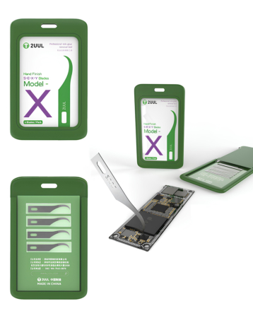2UUL DA16 Hand Finish Blades (without handle) Model X (Pack of 4) (Not Returnable)