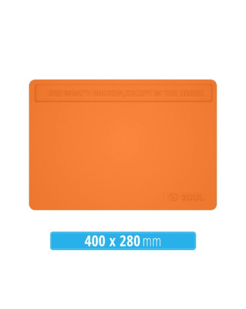 2UUL ST85 Heat Resisting Silicone Pad with Anti Dust Coating 400*280mm - ORANGE (Only Ground Shipping) (Not Returnable)