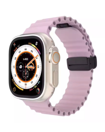 Ocean-Style Magnetic Silicone Band (RETRO ROSE) for iWatch (38/40/41mm) (Only Ground Shipping)