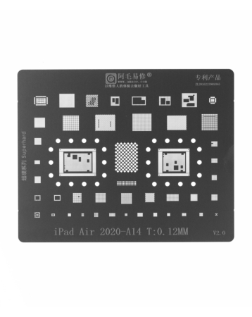 AMAOE BGA Reballing Stencil for iPad Air 2020 A14 (Not Returnable)