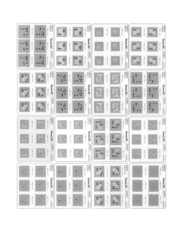 QianLi Solder Mask Pad MediaTek Series (16 Models) (Not Returnable)