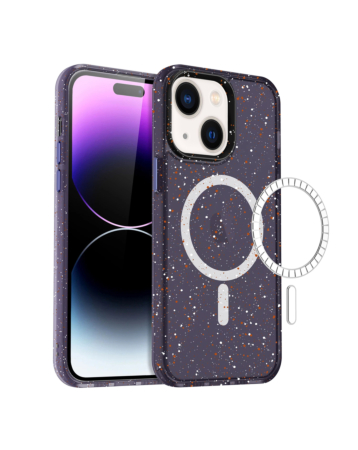 Splash - Ink Design Wireless Charging Case - PURPLE for iPhone 11 (Only Ground Shipping)