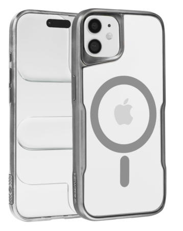 Glossy & Transparent Magnetic Case - SILVER for iPhone 11 (Only Ground Shipping)
